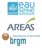 Logos : Les Agences de l'eau, Areas, BRGM - Géosciences pour une terre durable